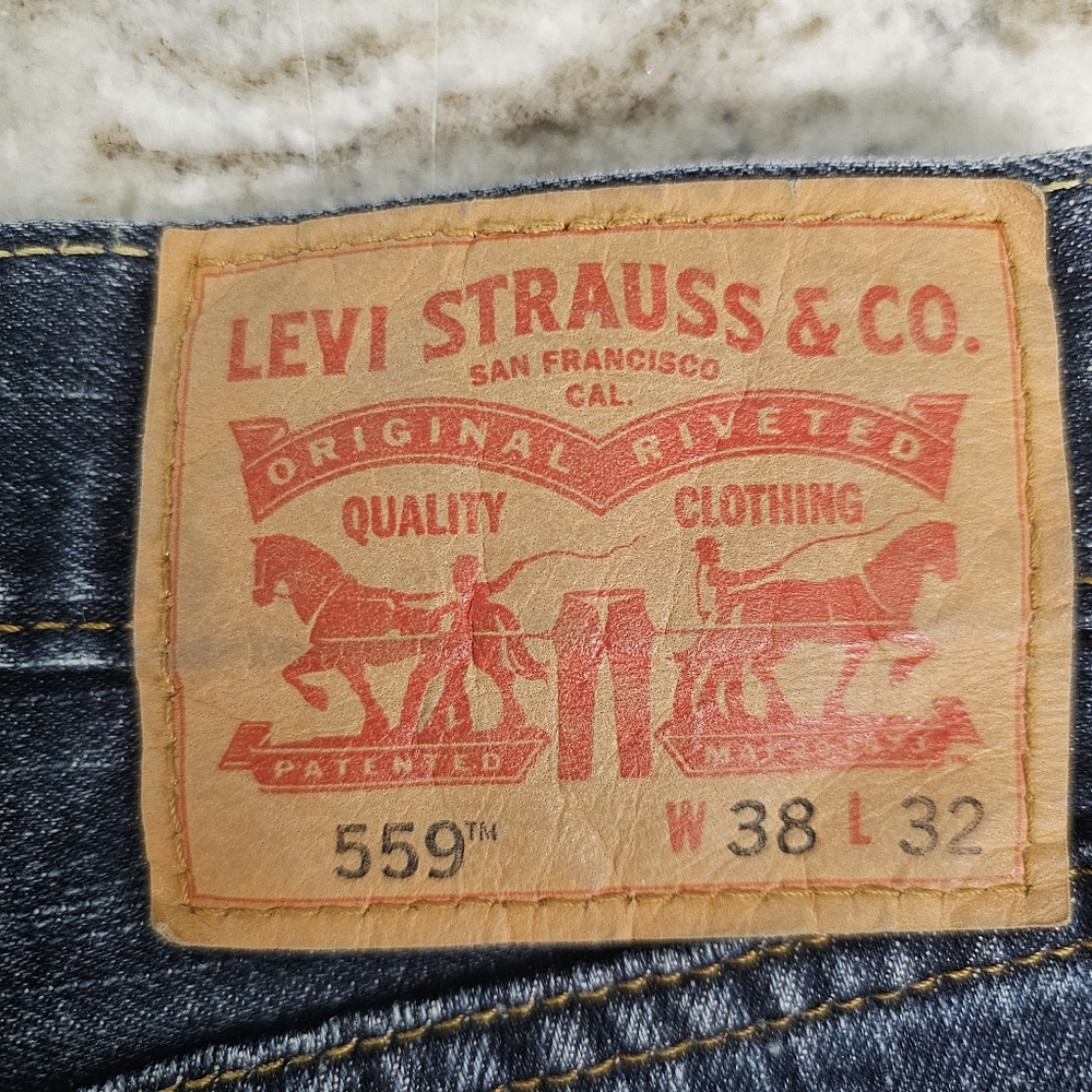 Levi's 559 Relaxed Straight Jeans Men's W38 L32 - Picture 8 of 10